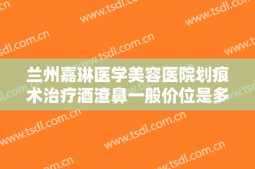 兰州嘉琳医学美容医院划痕术治疗酒渣鼻一般价位是多少钱?可靠吗?