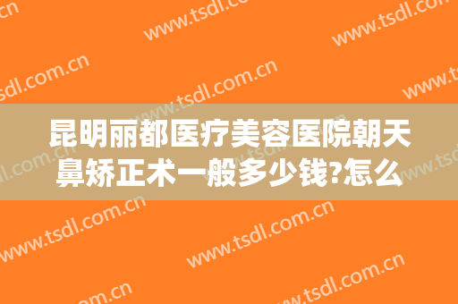 昆明丽都医疗美容医院朝天鼻矫正术一般多少钱?怎么样?(昆明隆鼻的一般费用)