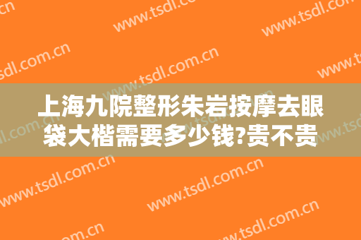 上海九院整形朱岩按摩去眼袋大楷需要多少钱?贵不贵?