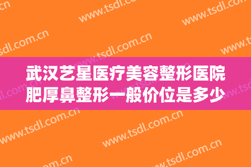 武汉艺星医疗美容整形医院肥厚鼻整形一般价位是多少钱?靠谱吗?(武汉艺星整形外科医院)