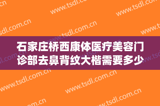 石家庄桥西康体医疗美容门诊部去鼻背纹大楷需要多少钱?贵不贵?(石家庄桥西康体医疗美容门诊部官网)