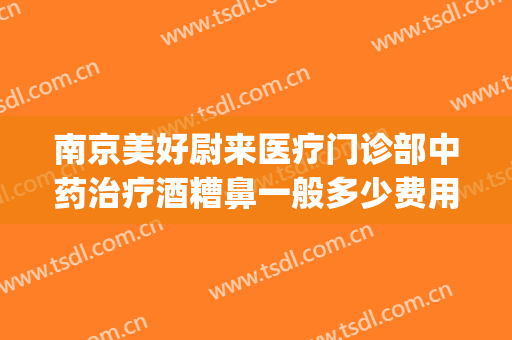 南京美好尉来医疗门诊部中药治疗酒糟鼻一般多少费用?效果怎么样?(酒糟鼻去医院能治好吗)