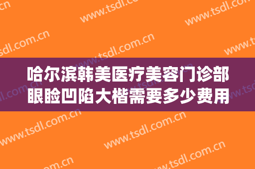 哈尔滨韩美医疗美容门诊部眼睑凹陷大楷需要多少费用?靠谱吗?(哈尔滨哪家医美整形机构比较好)