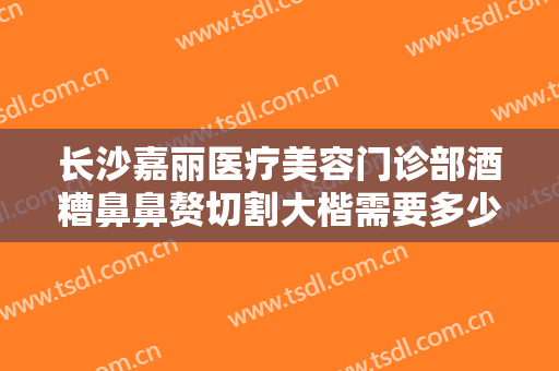 长沙嘉丽医疗美容门诊部酒糟鼻鼻赘切割大楷需要多少费用?好不好?