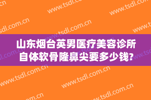 山东烟台英男医疗美容诊所自体软骨隆鼻尖要多少钱?贵不贵?(烟台英美整形)