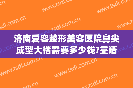 济南爱容整形美容医院鼻尖成型大楷需要多少钱?靠谱吗?(济南最好的鼻整形医生)