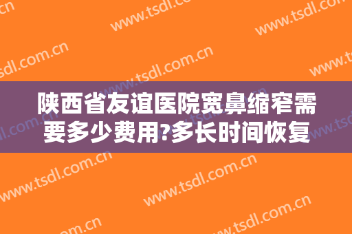 陕西省友谊医院宽鼻缩窄需要多少费用?多长时间恢复?