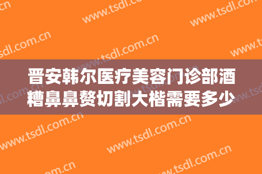 晋安韩尔医疗美容门诊部酒糟鼻鼻赘切割大楷需要多少费用?靠谱吗?(酒糟鼻切割术多少钱)