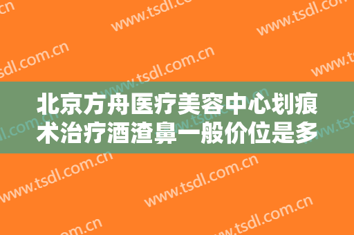 北京方舟医疗美容中心划痕术治疗酒渣鼻一般价位是多少费用?贵不贵?