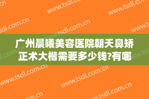 广州晨曦美容医院朝天鼻矫正术大楷需要多少钱?有哪些优势?(医美隆鼻多少钱)