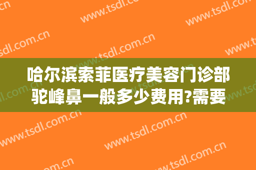 哈尔滨索菲医疗美容门诊部驼峰鼻一般多少费用?需要多久恢复?(哈尔滨索菲医疗整形美容)