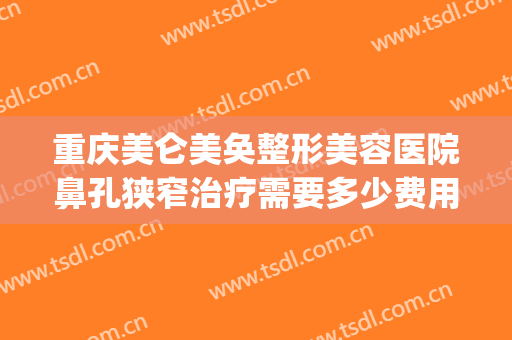重庆美仑美奂整形美容医院鼻孔狭窄治疗需要多少费用?好不好?(重庆美仑美奂整形医生)