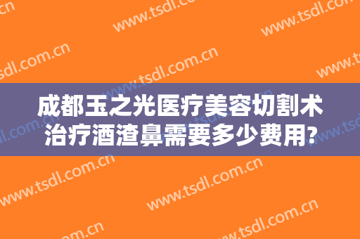 成都玉之光医疗美容切割术治疗酒渣鼻需要多少费用?有哪些优势?