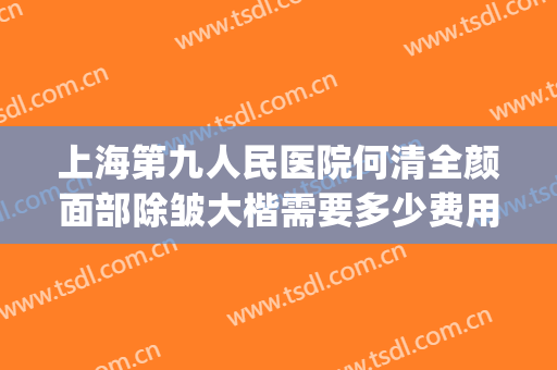 上海第九人民医院何清全颜面部除皱大楷需要多少费用?贵不贵?(上海第九人民医院美容整形)