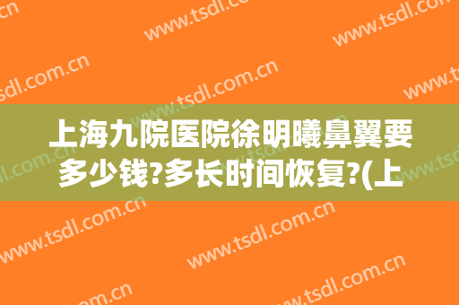 上海九院医院徐明曦鼻翼要多少钱?多长时间恢复?(上海九院鼻翼缩小手术价格)