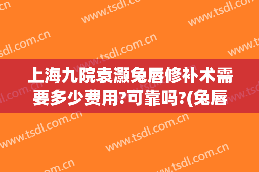 上海九院袁灏兔唇修补术需要多少费用?可靠吗?(兔唇修补术要多少钱)