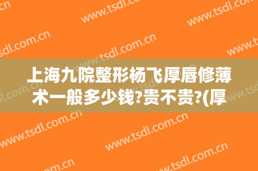 上海九院整形杨飞厚唇修薄术一般多少钱?贵不贵?(厚唇整形术大概多少钱)