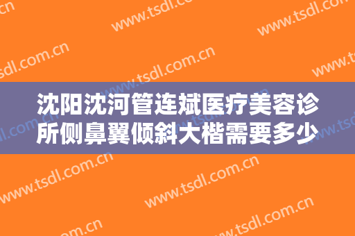沈阳沈河管连斌医疗美容诊所侧鼻翼倾斜大楷需要多少费用?需要多久恢复?