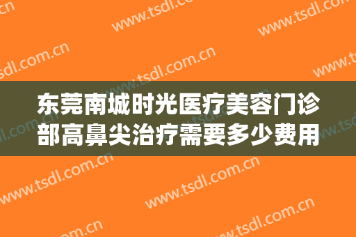 东莞南城时光医疗美容门诊部高鼻尖治疗需要多少费用?靠谱吗?(东莞南城医疗美容医院)