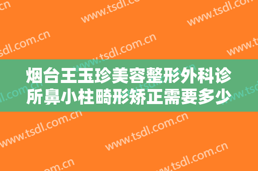 烟台王玉珍美容整形外科诊所鼻小柱畸形矫正需要多少费用?效果怎么样?