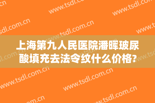 上海第九人民医院潘晖玻尿酸填充去法令纹什么价格?贵不贵?(上海九院打玻尿酸价格)