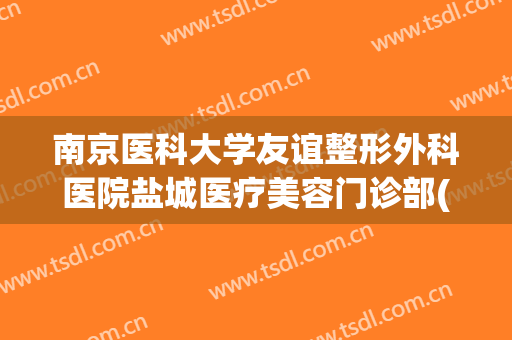 南京医科大学友谊整形外科医院盐城医疗美容门诊部(南京医科大学友谊整形外科医院医生)