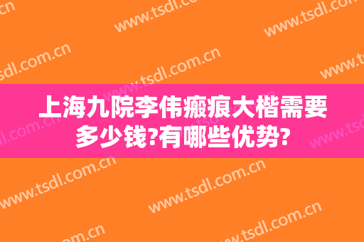 上海九院李伟瘢痕大楷需要多少钱?有哪些优势?