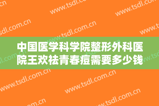 中国医学科学院整形外科医院王欢祛青春痘需要多少钱?贵不贵?