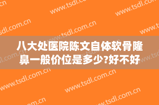 八大处医院陈文自体软骨隆鼻一般价位是多少?好不好?(八大处医院整形)