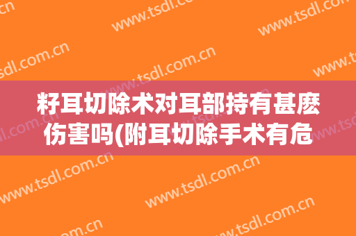 籽耳切除术对耳部持有甚麽伤害吗(附耳切除手术有危险吗)