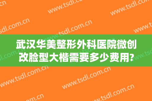 武汉华美整形外科医院微创改脸型大楷需要多少费用?多长时间恢复?(武汉中心医院整形外科)