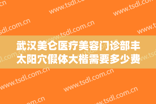 武汉美仑医疗美容门诊部丰太阳穴假体大楷需要多少费用?靠谱吗?(武汉丰胸假体多少钱)