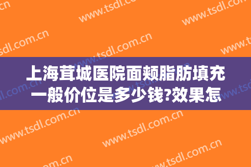 上海茸城医院面颊脂肪填充一般价位是多少钱?效果怎么样?(正规医院脸部脂肪填充多少钱)