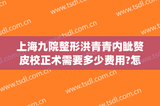 上海九院整形洪青青内眦赘皮校正术需要多少费用?怎么样?(内眦赘皮矫正术多少钱)