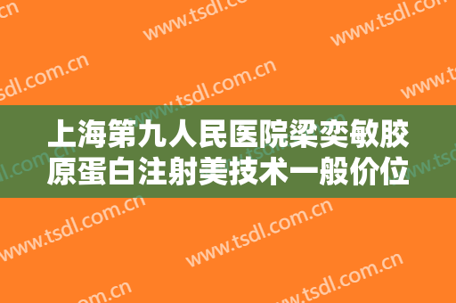 上海第九人民医院梁奕敏胶原蛋白注射美技术一般价位是多少?效果怎么样?