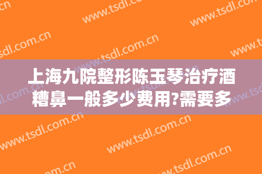 上海九院整形陈玉琴治疗酒糟鼻一般多少费用?需要多久恢复?(上海九院看酒糟鼻好不好)