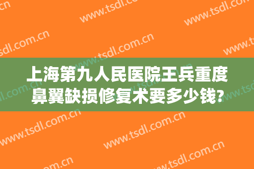 上海第九人民医院王兵重度鼻翼缺损修复术要多少钱?贵不贵?(上海九院缩鼻翼多少钱)