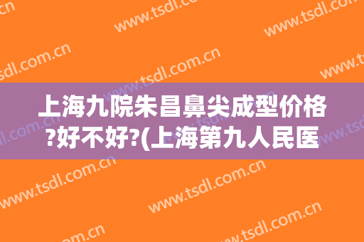 上海九院朱昌鼻尖成型价格?好不好?(上海第九人民医院鼻子整形专家)