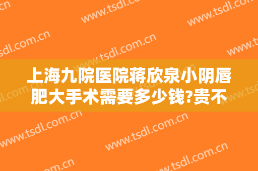 上海九院医院蒋欣泉小阴唇肥大手术需要多少钱?贵不贵?
