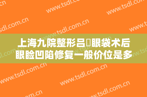 上海九院整形吕璘眼袋术后眼睑凹陷修复一般价位是多少费用?贵不贵?