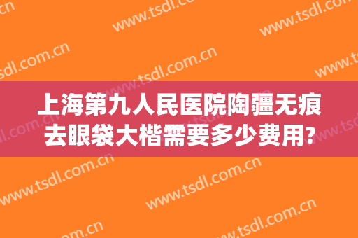 上海第九人民医院陶疆无痕去眼袋大楷需要多少费用?好不好?(上海第九人民医院眼袋整形哪位专家好)