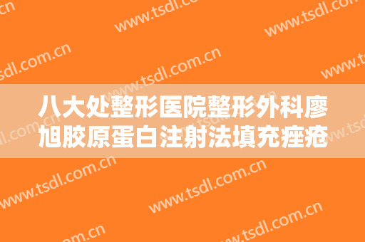 八大处整形医院整形外科廖旭胶原蛋白注射法填充痤疮瘢痕大楷需要多少费用?效果怎么样?