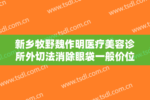 新乡牧野魏作明医疗美容诊所外切法消除眼袋一般价位是多少?可靠吗?