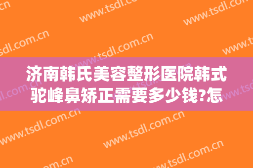 济南韩氏美容整形医院韩式驼峰鼻矫正需要多少钱?怎么样?(济南市韩氏美容整形医院)