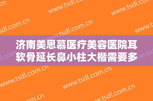 济南美思慕医疗美容医院耳软骨延长鼻小柱大楷需要多少钱?效果怎么样?