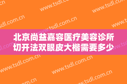 北京尚益嘉容医疗美容诊所切开法双眼皮大楷需要多少钱?好不好?