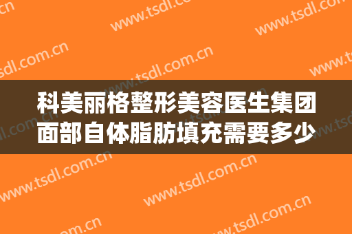 科美丽格整形美容医生集团面部自体脂肪填充需要多少钱?贵不贵?(面部脂肪填充医院)