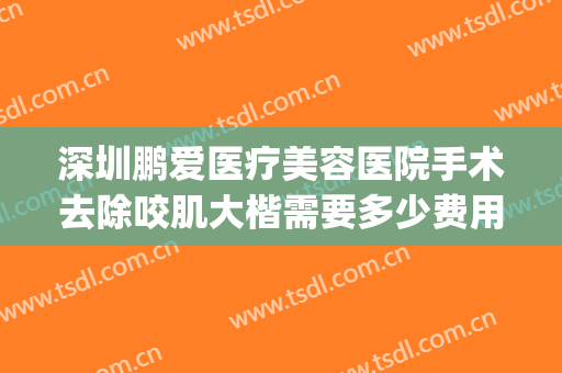 深圳鹏爱医疗美容医院手术去除咬肌大楷需要多少费用?效果怎么样?(深圳鹏爱医疗美容医院口碑怎么样)