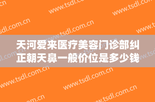 天河爱来医疗美容门诊部纠正朝天鼻一般价位是多少钱?贵不贵?(广州天河爱来医疗美容)