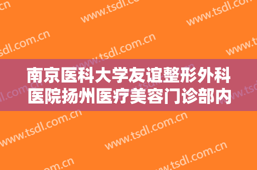 南京医科大学友谊整形外科医院扬州医疗美容门诊部内眦赘皮一般价位是多少钱?怎么样?